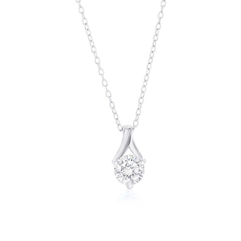 6mm White Topaz Gemstone Necklace