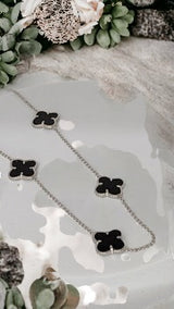 Sterling Silver Clover Necklace