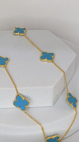 Gold Plated Clover Necklace