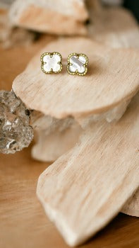 Clover Gold Plated Earrings