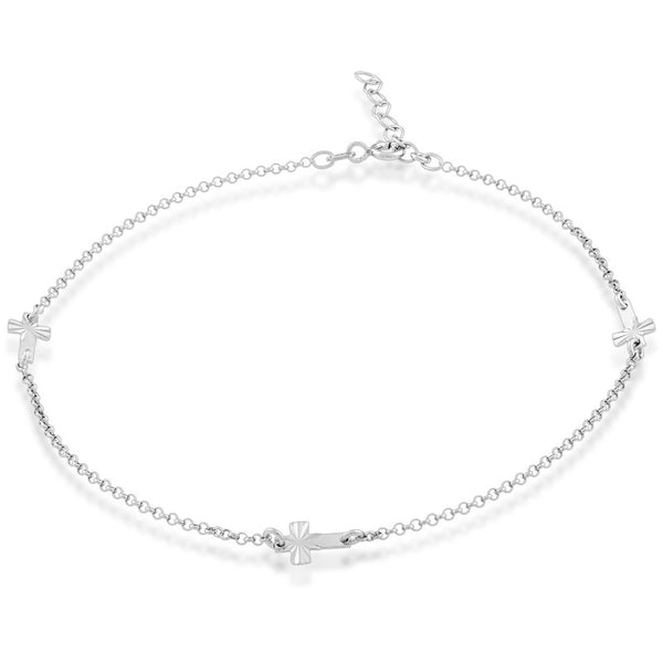 Three Cross Anklet