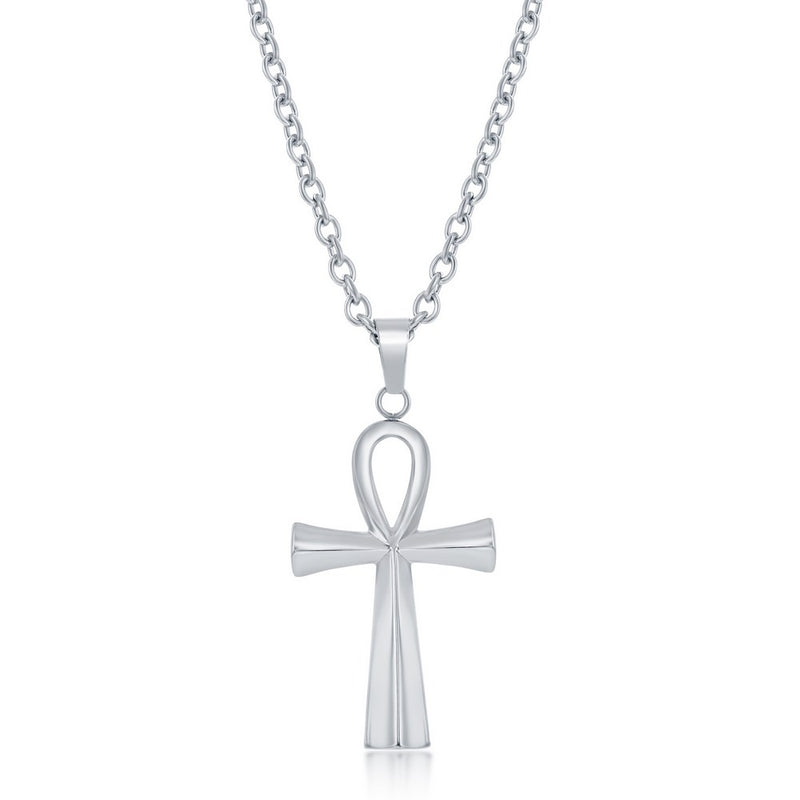 Silver Ankh Cross