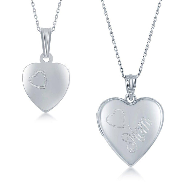 Mom & Daughter Sterling Silver