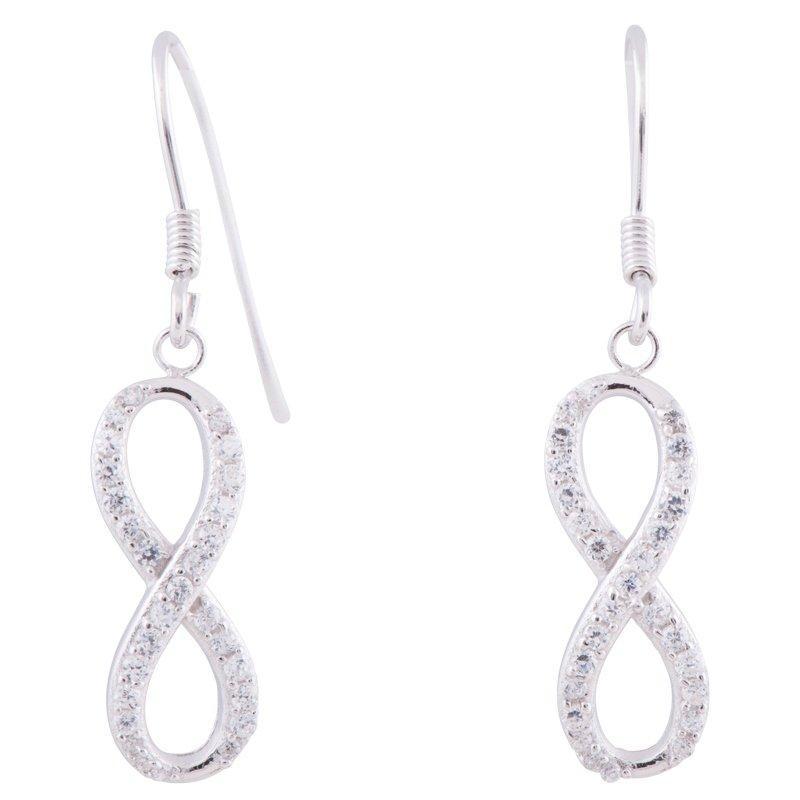 Inifinity Earrings CZ