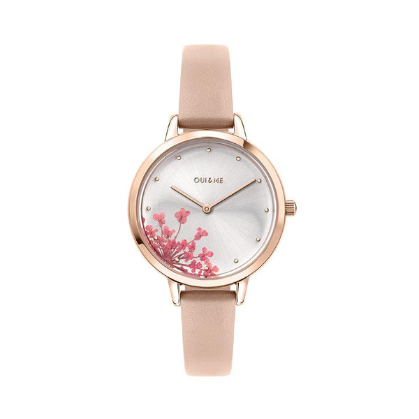 Oui & Me Ladies Leather Strap Watch