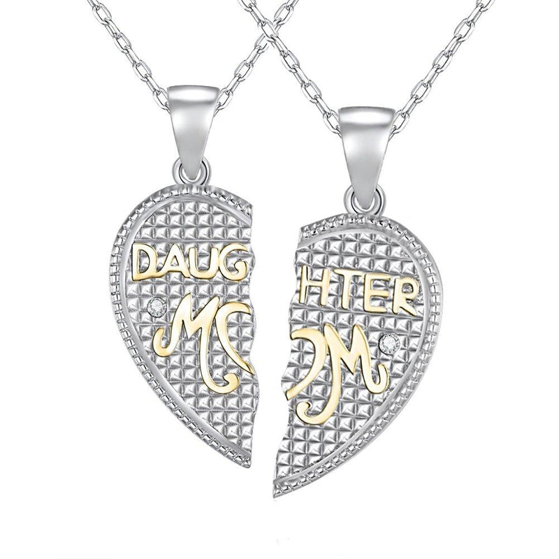 "MOM & DAUGHTER" Breakable Sterling Silver