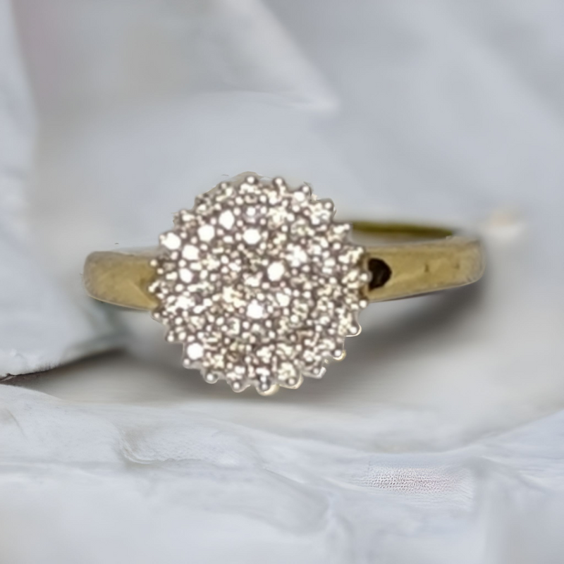 Ladies Diamond Round Ring