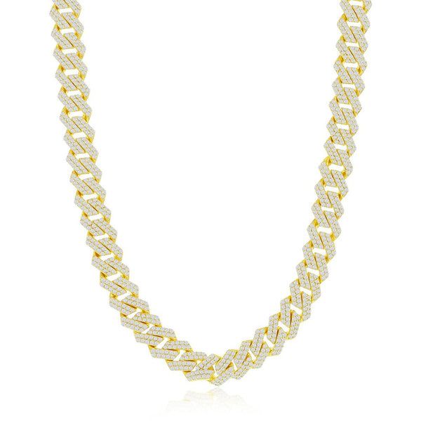 Men's Sterling Silver Chain - Gold Plated