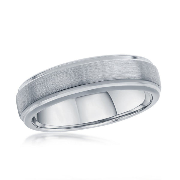 Men's Brushed 6mm Tungsten Ring