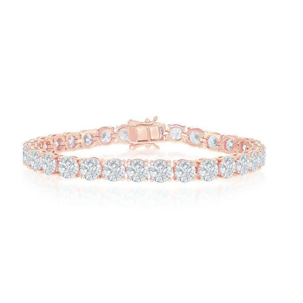 Rose Gold CZ Tennis Bracelet