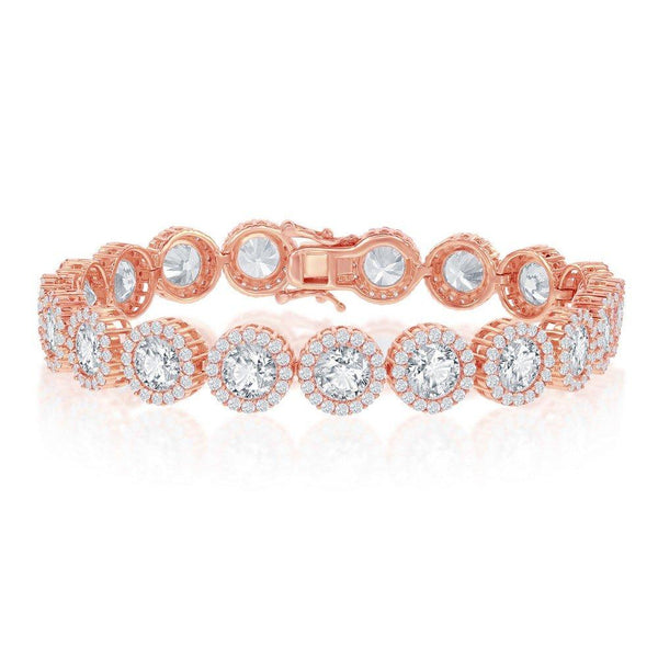 Rose Gold Plated Tennis Bracelet