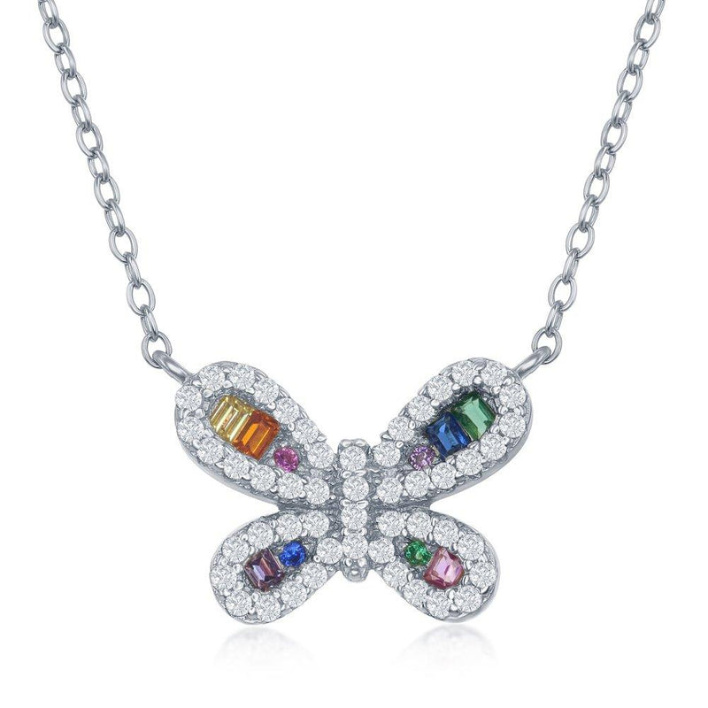 CZ Butterfly Necklace