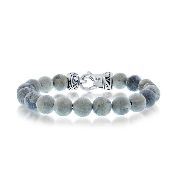 Stainless Steel 10mm Bead Bracelet