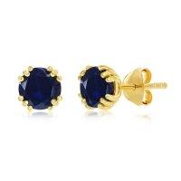 Sapphire blue studs