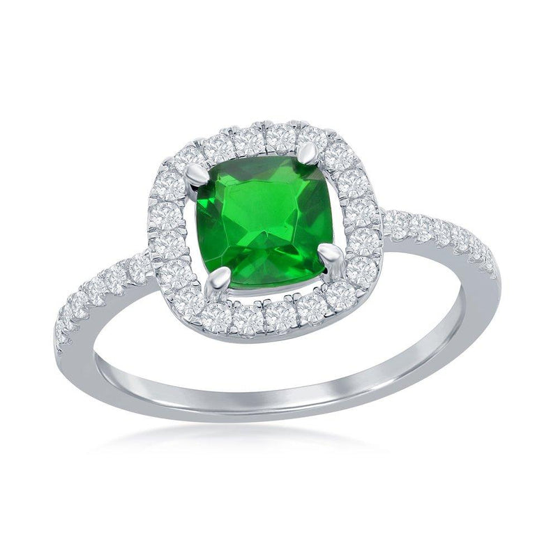 Square CZ Ring